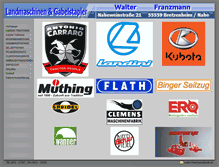 Tablet Screenshot of franzmann-landmaschinen.de